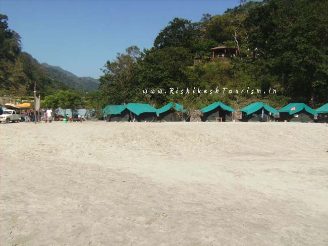 Beach Camping in Rishikesh - Rishikesh Beach Camping Packages